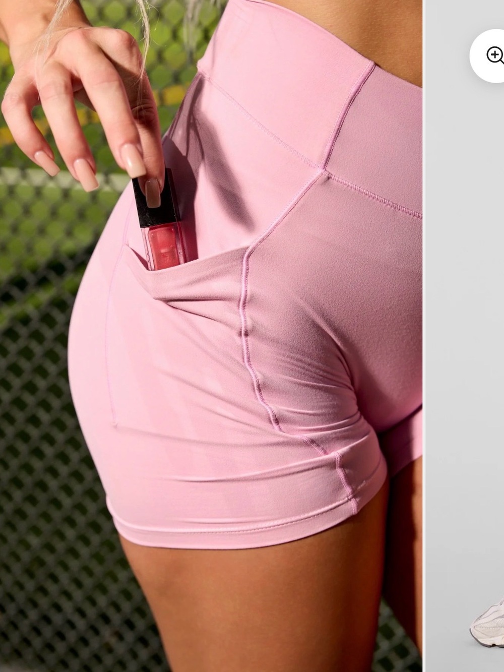 YoungLA W172 Nova Shorts Pink - Picture 2 of 3
